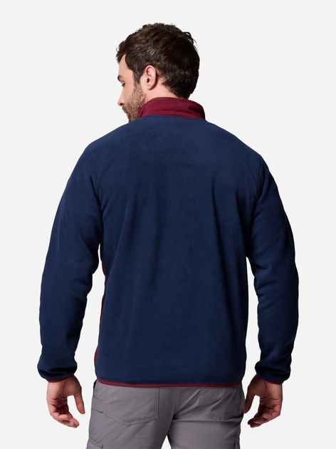 Толстовка на флісі на блискавці чоловіча Columbia Sequoia Grove Fz Fleece 2095891624 S Темно-синя (198711133060) - зображення 2