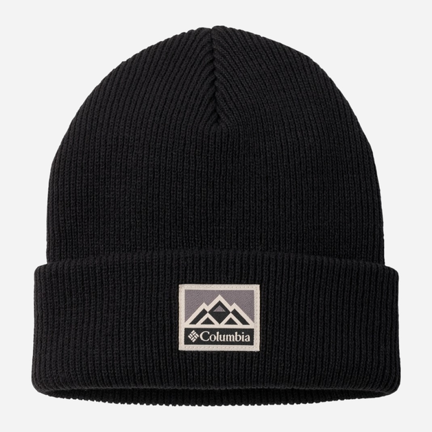 Czapka Columbia Whirlibird Cuffed Beanie 1911321016 One Size Czarna (195981126082) - obraz 1