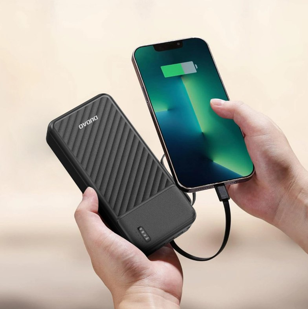 УМБ Dudao K11 Pro 20000mAh 10W Black (6977196681877) - зображення 2