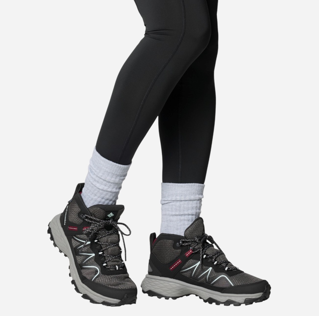 Жіночі черевики низькі для трекінгу Columbia Pf Rush Mid Od Wmns 2126581089 37.5 (6.5US) Чорні (198711363382) - зображення 2