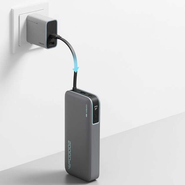 УМБ Cuktech CUKP200NGLDG 20000mAh 55W Grey (6973886190957) - зображення 3