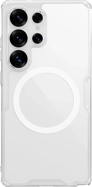 Etui Nillkin Nature TPU Pro Magnetic Case do Samsung Galaxy S25 Ultra Przezroczysty/Biały (6902048289840) - obraz 1