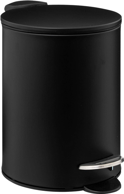 Kosz na smieci do lazienki 5five Simply Smart Modern 3 l Czarny (3560233830234) (955555912828488) - Outlet - obraz 1
