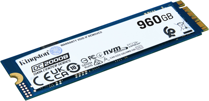 Dysk SSD Kingston DC2000B 960GB M.2 2280 NVMe PCIe 4.0 x4 3D TLC (SEDC2000BM8/960G) (955555911157202) - Outlet - obraz 2