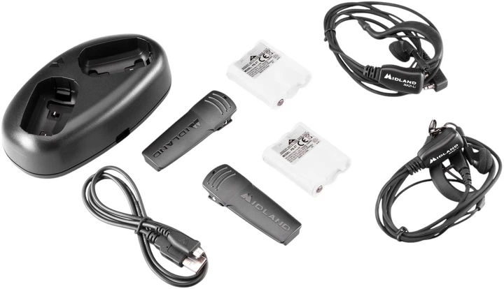 Reczny radiotelefon Midland XT70 Twin Black (8011869197208) (955555912804075) - Outlet - obraz 3