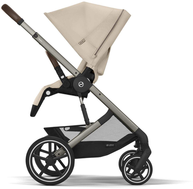 Прогулянкова коляска спортивна Cybex Balios S Lux Almond Beige Gold 524001211 (4063846476350) - зображення 3