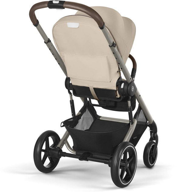 Прогулянкова коляска спортивна Cybex Balios S Lux Almond Beige Gold 524001211 (4063846476350) - зображення 5