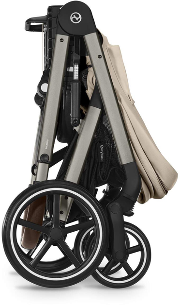 Прогулянкова коляска спортивна Cybex Balios S Lux Almond Beige Gold 524001211 (4063846476350) - зображення 6