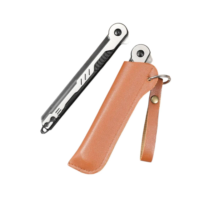 Складаний Ніж JB Tacticals Knife 10 з Чохлом Чорний - зображення 3