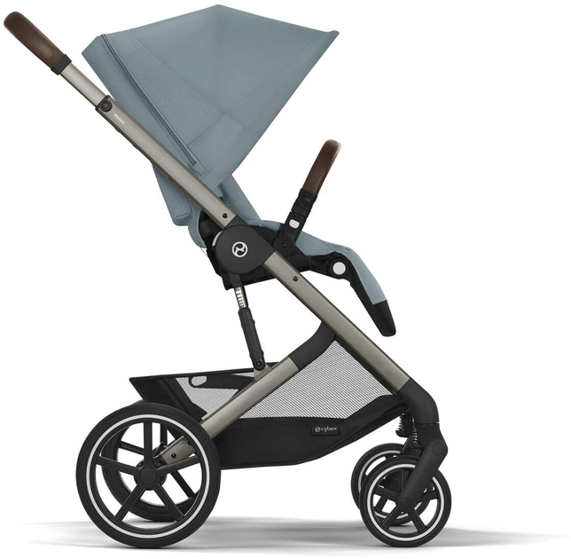 Прогулянкова коляска спортивна Cybex Balios S Lux Stormy Blue Gold 524001195 (4063846476251) - зображення 4