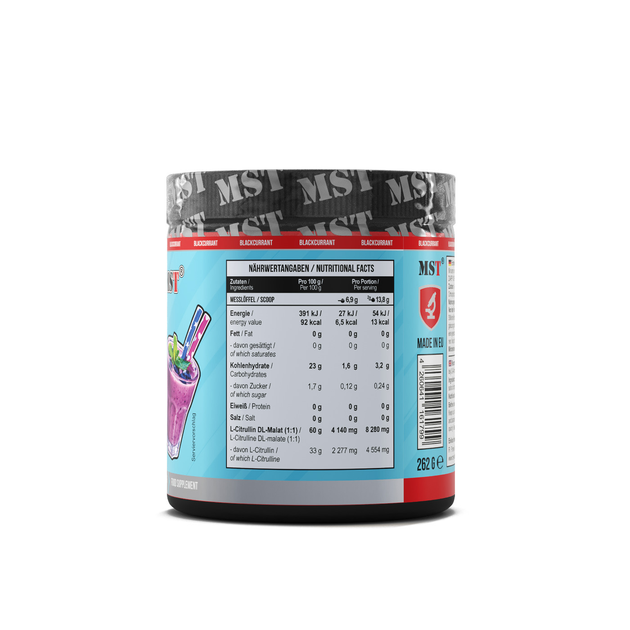 MST Nutrition, L-цитруллин, Citrulline Pump, черная смородина, 262 г (MST-00345) - изображение 2