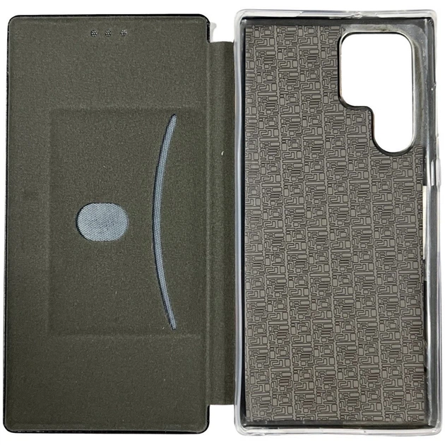Чохол книжка Fashion Case для Samsung Galaxy S22 Ultra Бордовий - зображення 4