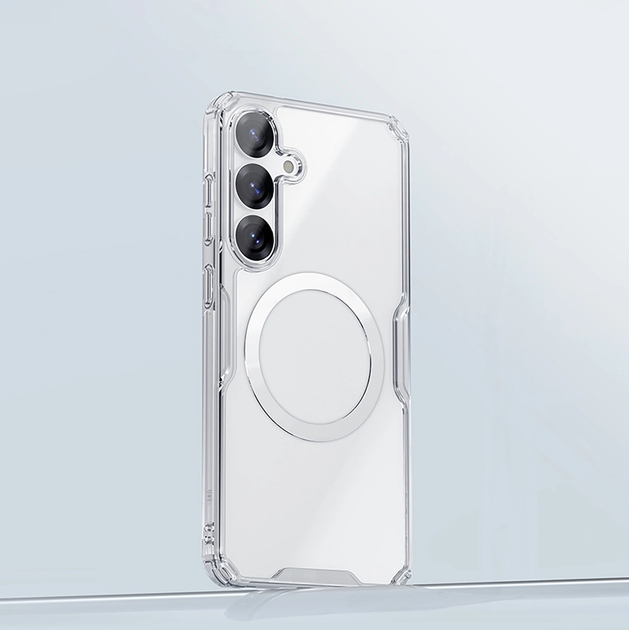 Etui Nillkin Nature TPU Pro Magnetic Case do Samsung Galaxy S25 Przezroczysty/Biały (6902048289826) - obraz 7