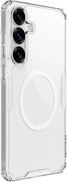 Etui Nillkin Nature TPU Pro Magnetic Case do Samsung Galaxy S25 Plus Przezroczysty/Biały (6902048289833) - obraz 3