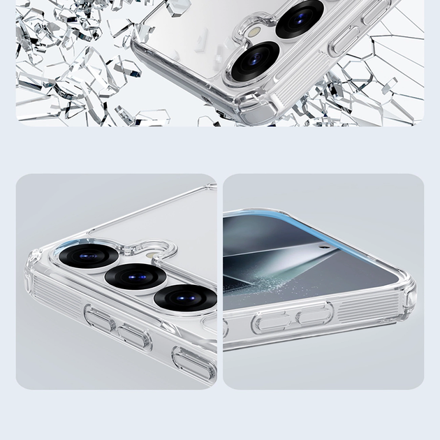 Etui Nillkin Nature TPU Pro Magnetic Case do Samsung Galaxy S25 Plus Przezroczysty/Biały (6902048289833) - obraz 14