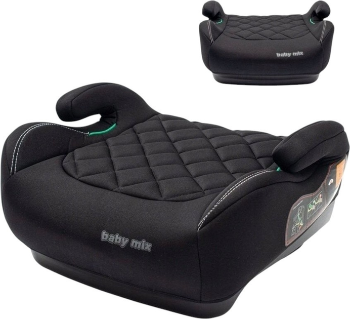 Автокрісло Baby Mix Hero I-Size 125-150 см Чорне (8596164151464) - зображення 6