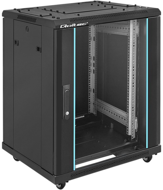 Szafa serwerowa Qoltec RACK 19" 15U 600 x 855 x 600 mm (5901878545189) - obraz 1
