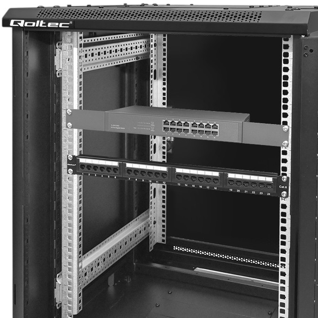 Szafa serwerowa Qoltec RACK 19" 15U 600 x 855 x 600 mm (5901878545189) - obraz 5