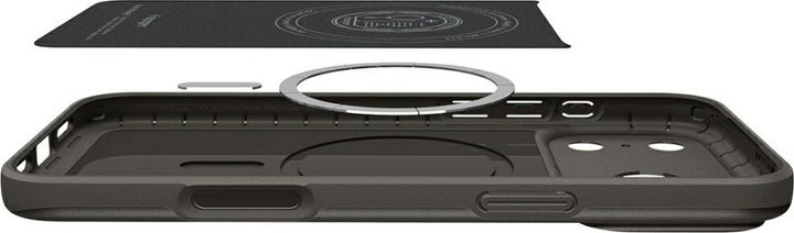 Etui plecki Spigen Thin Fit MagSafe do Apple iPhone 17 Pro Gun Metal (8800283314731) - obraz 7