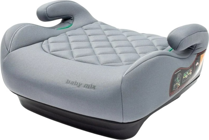 Fotelik samochodowy Baby Mix Hero I-Size 125-150 cm Grey (8596164151471) - obraz 1