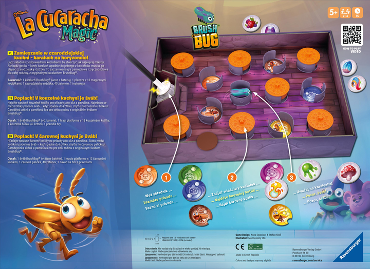 Настільна гра Ravensburger La Cucaracha Magic (4005556248339) - зображення 4