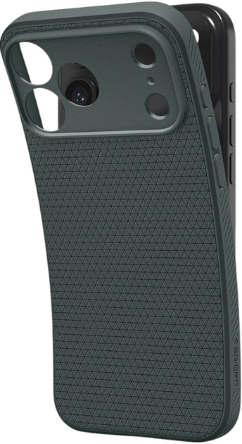 Etui Spigen Liquid Air na iPhone 17 Pro Dark Green (8800283314656) - obraz 5