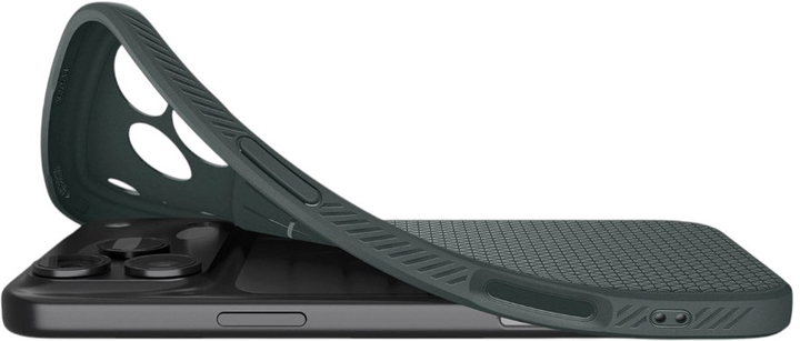 Etui Spigen Liquid Air na iPhone 17 Pro Dark Green (8800283314656) - obraz 6