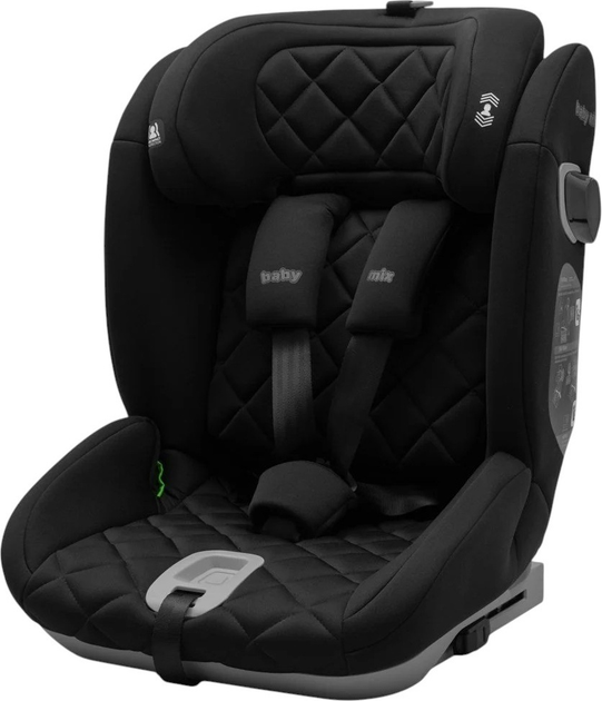 Автокрісло Baby Mix Hero Pro Ultra I-Size Isofix 76-150 см Чорне (8596164161401) - зображення 3