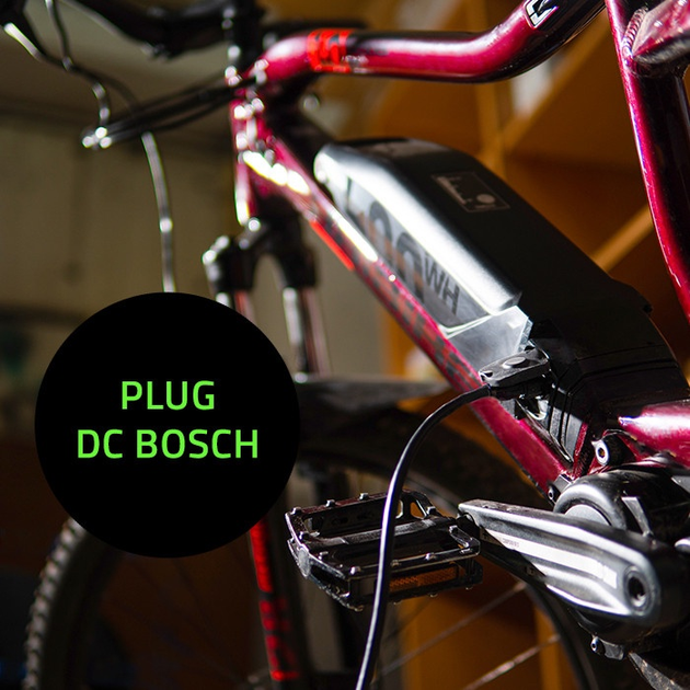 Зарядний пристрій Qoltec Pro для велосипеда Bosch 36 В/42 В 2 А + кабель живлення (5901878507620) - зображення 9