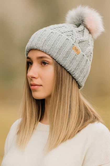 Шапка C&A One size Серый 5003663 - Фото 4 Шапка C&A One size Серый 5003663 - изображение 4