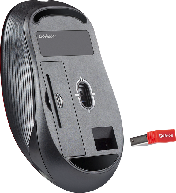 Мышь Defender Gassa MM-105 Wireless Red (4745090824438) - изображение 4