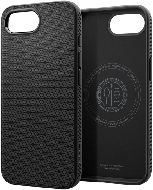Etui Spigen Liquid Air Mag na iPhone 16e Black (8809971239813) - obraz 4