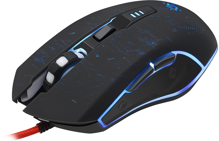 Мышь Defender Draglen GM-907 USB Rainbow + pad Black (4745090826500) - изображение 3