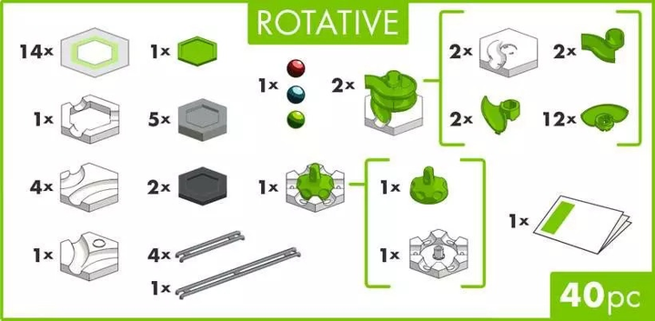 Стартовий набір Ravensburger Gravitrax GO Rotative 23703 (4005556237036) - зображення 5