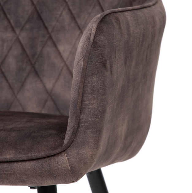 Krzesło do kuchni i salonu HOMLA 894485 SATORI 57 x 59 x 84 cm Brązowe (5904183894485) - obraz 6