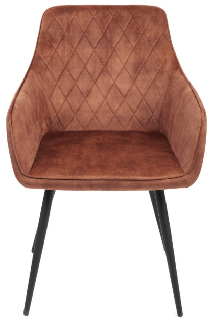 Krzesło do kuchni i salonu HOMLA 897639 SATORI 57 x 59 x 84 cm Ceglaste (5904183897639) - obraz 2