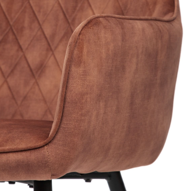 Krzesło do kuchni i salonu HOMLA 897639 SATORI 57 x 59 x 84 cm Ceglaste (5904183897639) - obraz 5
