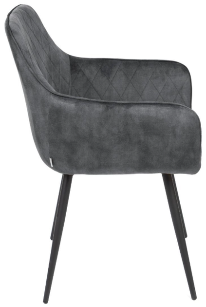 Krzesło do kuchni i salonu HOMLA 894478 SATORI 57 x 59 x 84 cm Grafitowe (5904183894478) - obraz 3