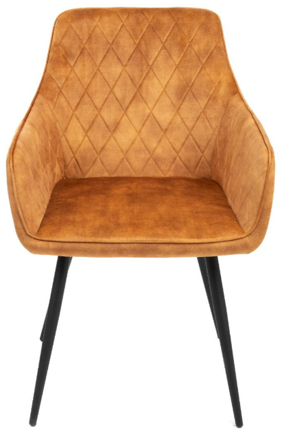 Krzesło do kuchni i salonu HOMLA 894461 SATORI 57 x 59 x 84 cm Musztardowe (5904183894461) - obraz 3