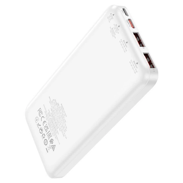 Power Bank HOCO J101 10000mAh 22.5W белый - Фото 2 Power Bank HOCO J101 10000mAh 22.5W белый - изображение 2