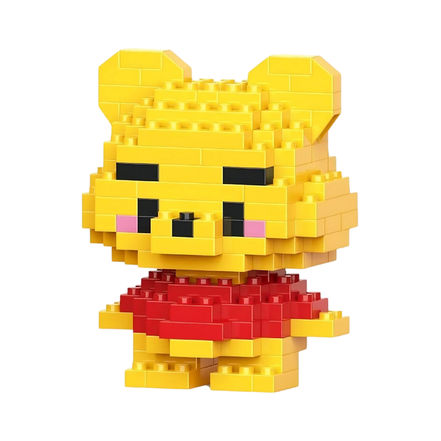 Конструктор фигурка Пиксели BRICKS Винни-Пух Winnie the Pooh - Фото 1 Конструктор фигурка Пиксели BRICKS Винни-Пух Winnie the Pooh - изображение 1