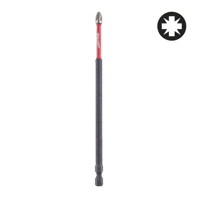 Бита ShW MILWAUKEE, PZ2, 150мм (1шт) - Фото 1 Бита ShW MILWAUKEE, PZ2, 150мм (1шт) - изображение 1