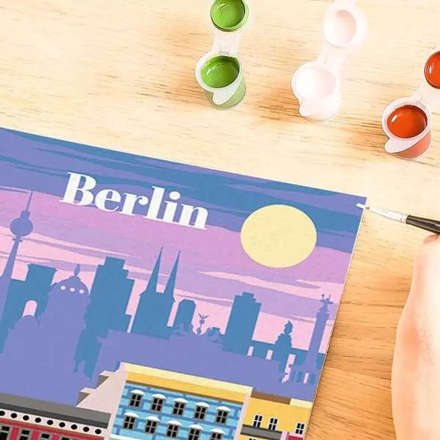 Malowanie po numerach Ravensburger CreArt Berlin 24 x 30 cm (4005556255214) - obraz 4