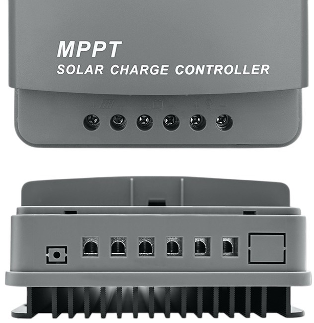 Контролер заряду сонячної батареї Qoltec MPPT з датчиком температури 10 А 12/24 В (5901878536606) - зображення 4