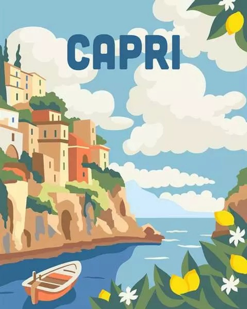 Malowanie po numerach Ravensburger CreArt Capri 24 x 30 cm (4005556258932) - obraz 2