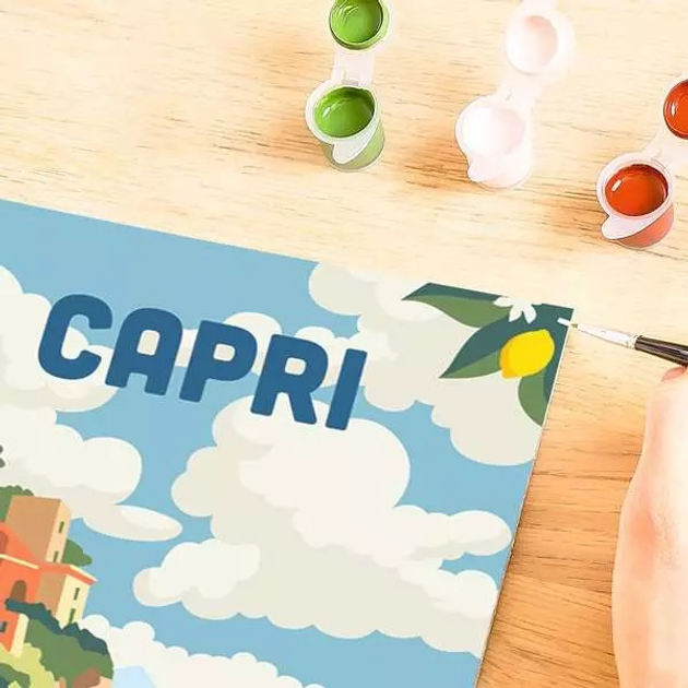 Malowanie po numerach Ravensburger CreArt Capri 24 x 30 cm (4005556258932) - obraz 4