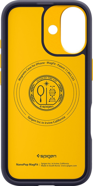 Etui plecki Spigen Nano Pop MagSafe do Apple iPhone 17 Blueberry Navy (8800283314960) - obraz 3