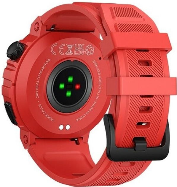 Смарт-годинник Zeblaze Ares 3 Plus Flame Red (6946639813236) - зображення 4