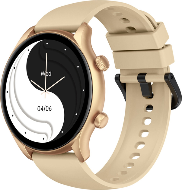 Смарт-годинник Zeblaze Btalk 3 Plus Champagne Gold (6946639813168) - зображення 1