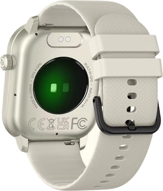 Смарт-годинник Zeblaze GTS 3 GPS Cream (6946639813625) - зображення 3